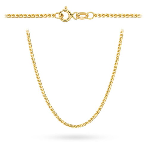 Łańcuszek złoty lisi ogon 585