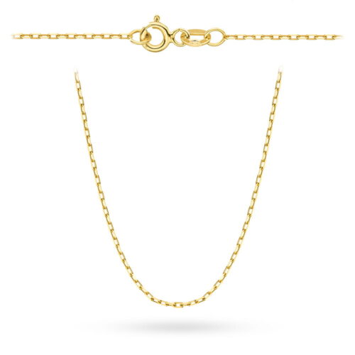 Złoty łańcuszek typu ankier 585